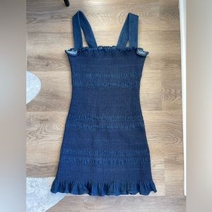 Denim mini dress, size 4